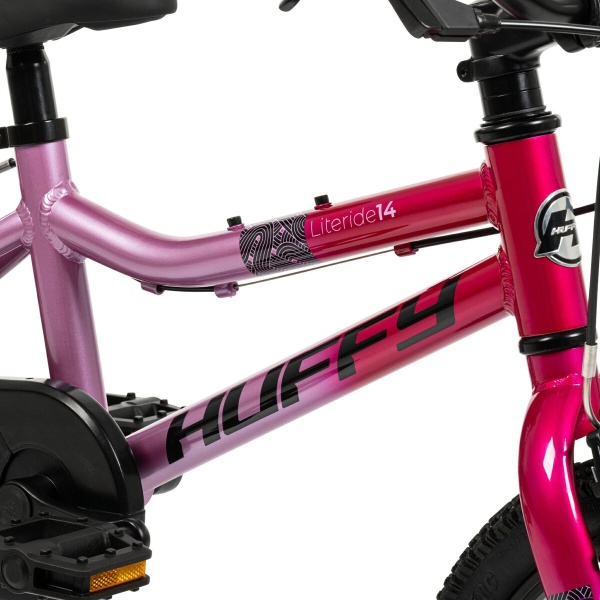 Huffy rowerek dziecięcy Literide Alu 14" 24215W Różowo Koralowy rama