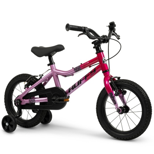 Przejdź do produktu Huffy rowerek dziecięcy Literide Alu 14" Różowo Koralowy (z kołami bocznymi do nauki jazdy)