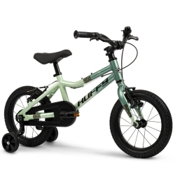 Huffy rowerek dziecięcy Literide Alu 14" Miętowo Zielony (z kołami bocznymi do nauki jazdy)