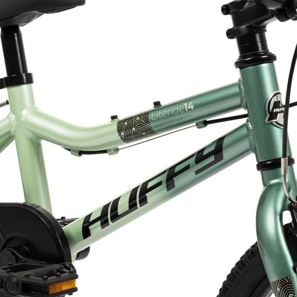 Huffy rowerek dziecięcy Literide Alu 14" 24205W Miętowo Zielony rama alu