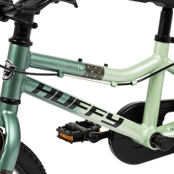 Huffy rowerek dziecięcy Literide Alu 14" 24205W Miętowo Zielony rama