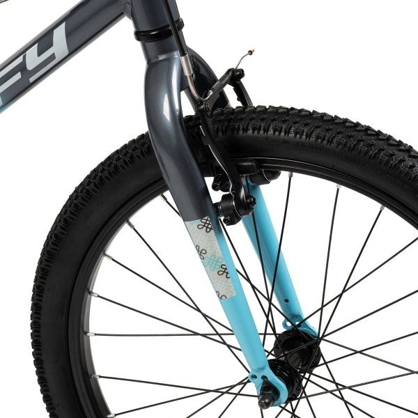Huffy rowerek dziecięcy Literide Alu 20" 23215W Błękitno Grafitowy hamulce v-brake
