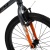 Huffy rowerek dziecięcy Literide Alu 20" 23205W Pomarańczowo Grafitowy widelec z hamulcem v-brake