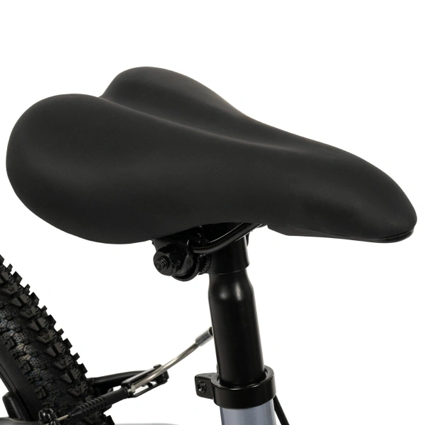Huffy rowerek dziecięcy Literide Alu 20" 7-biegowy 23005W Srebrno Morski siodełko