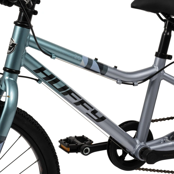 Huffy rowerek dziecięcy Literide Alu 20" 7-biegowy 23005W Srebrno Morski rama lekka alu