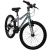 Huffy rowerek dziecięcy Literide Alu 20" 7-biegowy 23005W Srebrno Morski widok od przodu