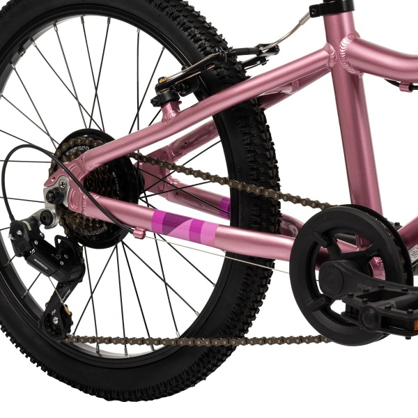 Huffy rowerek dziecięcy Literide Alu 20" 7-biegowy 23015W Różowo Fioletowy przerzutki 7-biegowe