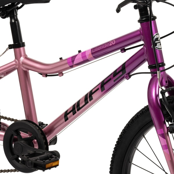 Huffy rowerek dziecięcy Literide Alu 20" 7-biegowy 23015W Różowo Fioletowy rama aluminiowa