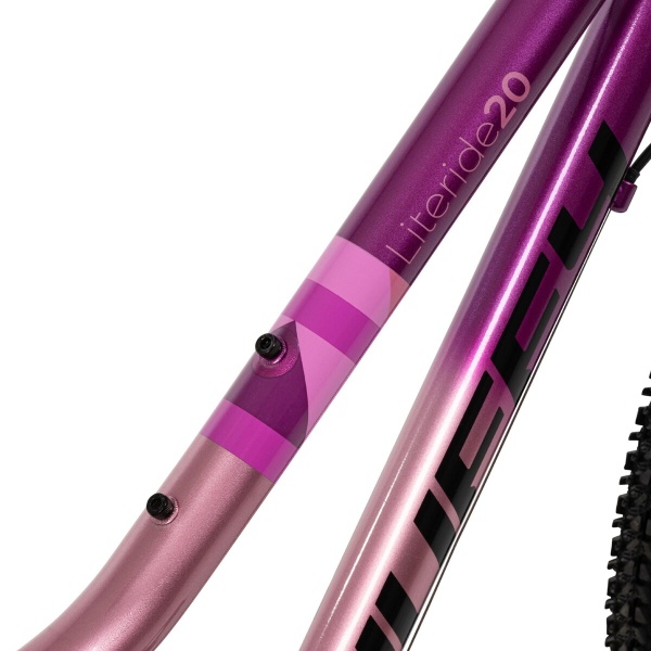 Huffy rowerek dziecięcy Literide Alu 20" 7-biegowy 23015W Różowo Fioletowy lekka rama aluminiowa