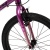 Huffy rowerek dziecięcy Literide Alu 20" 7-biegowy 23015W Różowo Fioletowy widelec z hamulcami v-brake