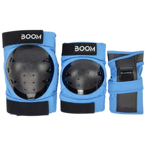 Przejdź do produktu Boom Ochraniacze Triple Set na łokcie kolana i nadgarstki S Blue