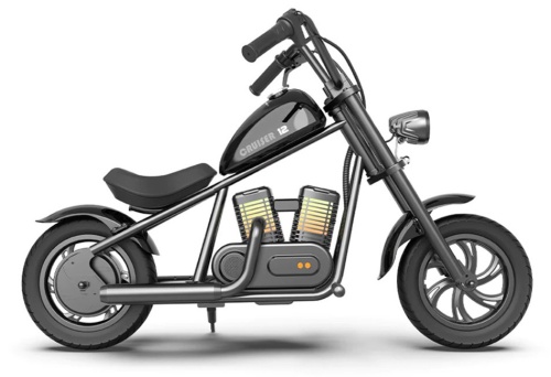Przejdź do produktu Hyper GoGo motocykl elektryczny Cruiser 12 PLUS - Czarny
