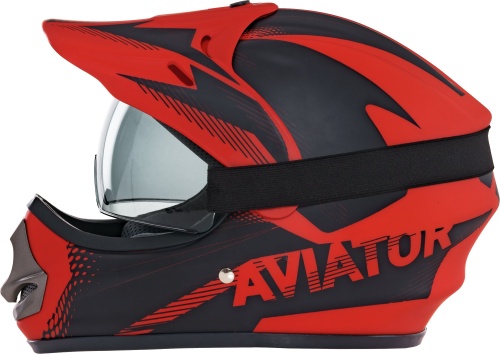 Przejdź do produktu Tornado Kask Crossowy Aviator MX Red Black M 57-58