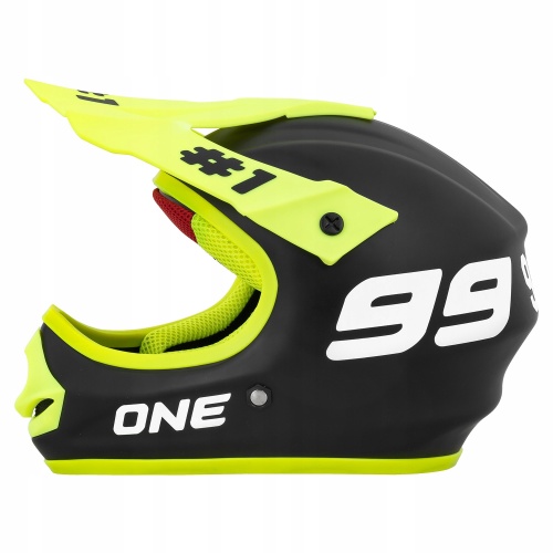 Przejdź do produktu Tornado Kask Crossowy 99 OneFX Fluo Black M 57-58