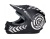 Tornado Kask Cross Enduro JST SX GR WhiteBlack L 59-60 widok od boku