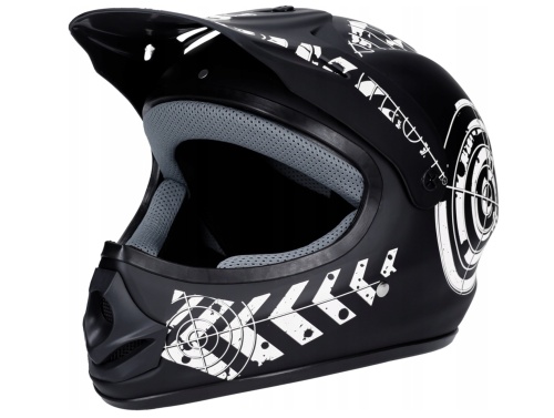 Przejdź do produktu Tornado Kask Cross Enduro JST SX GR WhiteBlack M 58-58