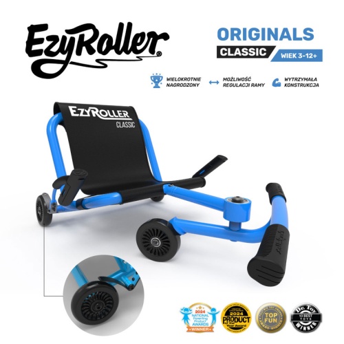 Przejdź do produktu EzyRoller Classic Pojazd gokart napędzany nogami klasyczny 3-12 lat Blue