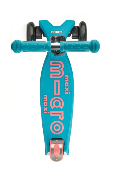 hulajnoga Maxi Micro Deluxe Aqua widok od góry