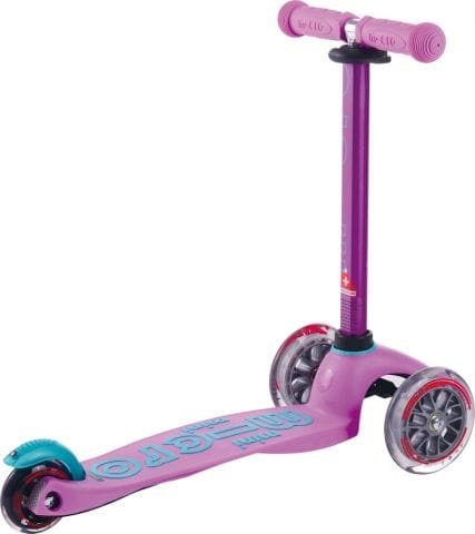 hulajnoga Mini Micro Deluxe Lavender widok z tyłu