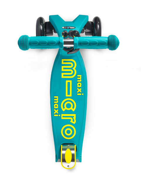 hulajnoga Maxi Micro Deluxe Petrol Green widok od góry
