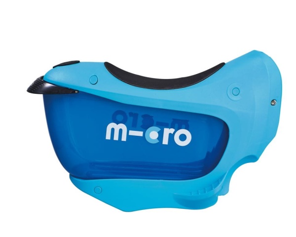hulajnoga Mini Micro Deluxe 2GO PLUS Niebieska widok kosza na zabawki
