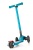 hulajnoga Maxi Micro Deluxe Aqua widok od tyłu pochylona