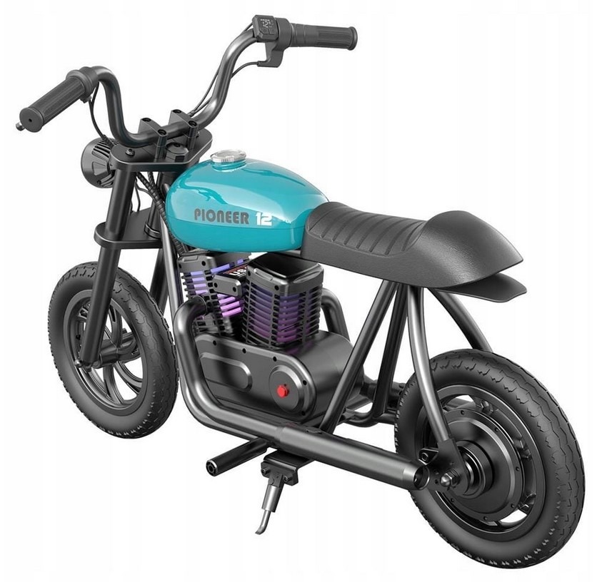 Hyper GoGo motocykl elektryczny Pioneer 12 PLUS - Niebieski widok od lewej