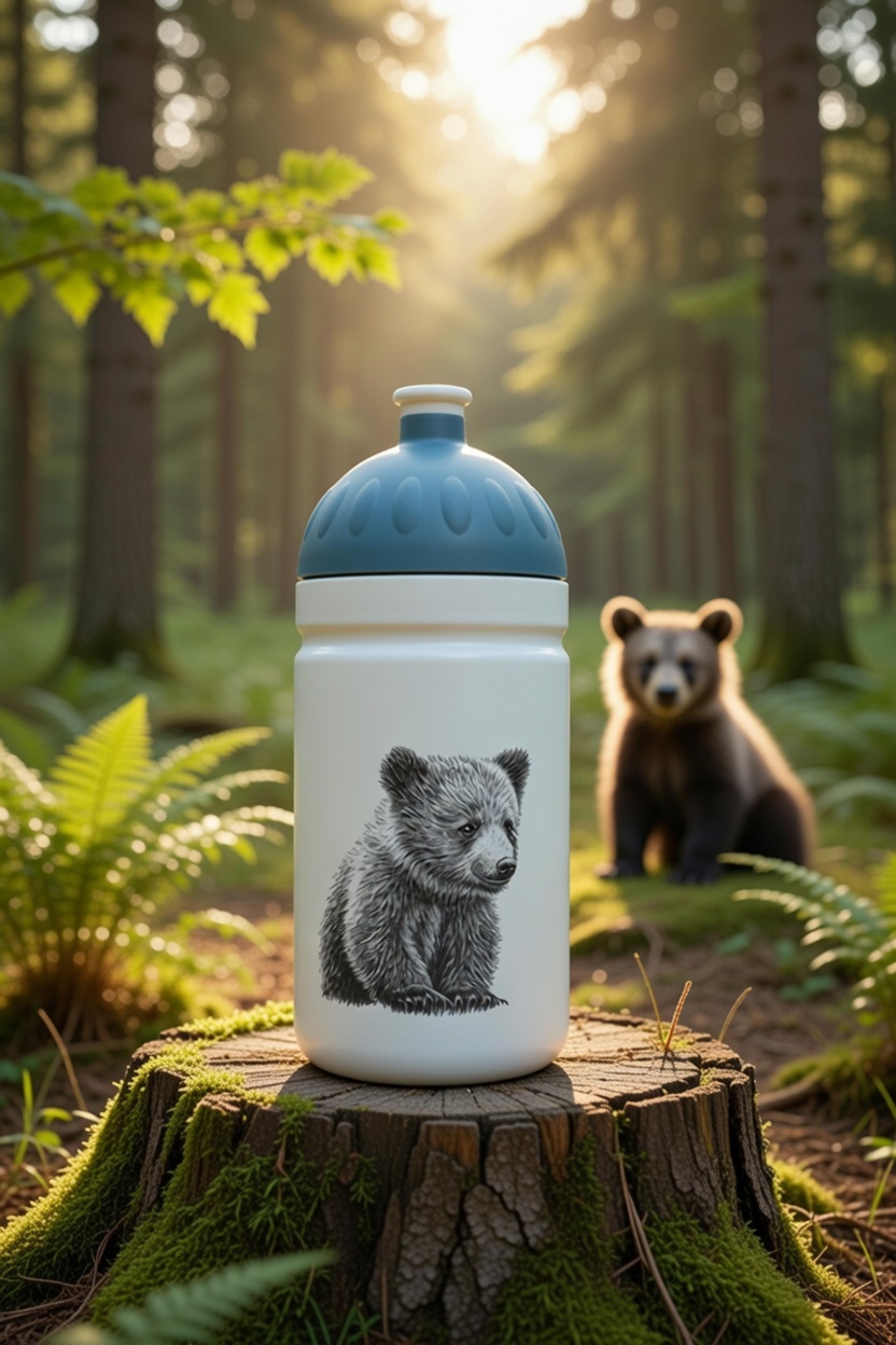 Zdrowy Bidon 0,5L - Niedźwiedź Kuba LS