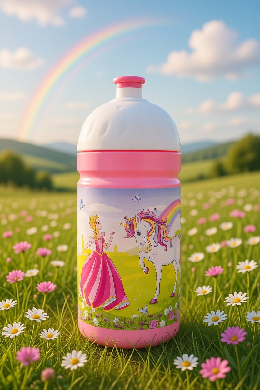 Zdrowy Bidon 0,5L - Księżniczka i Jednorożec LS