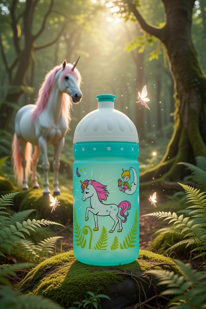 Zdrowy Bidon 0,5L - Jednorożec i Wróżki LS