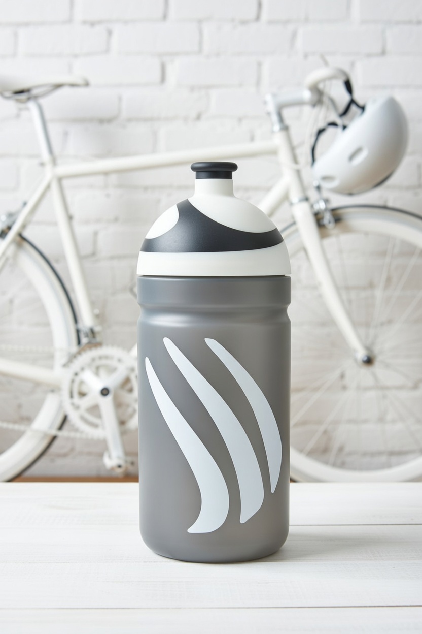 Zdrowy Bidon 0,5L Bike Edition - Biały LS