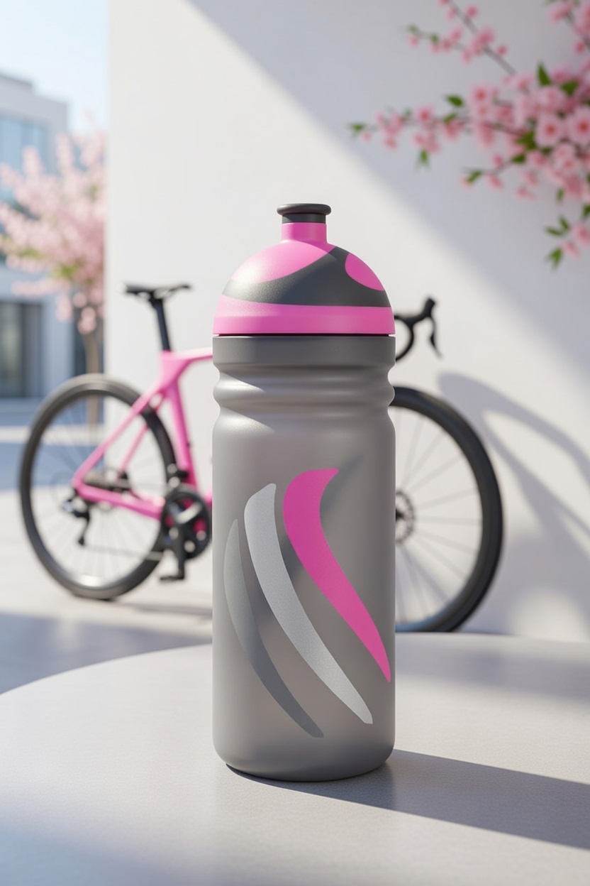 Zdrowy Bidon 0,7L Bike Edition - Różowy LS