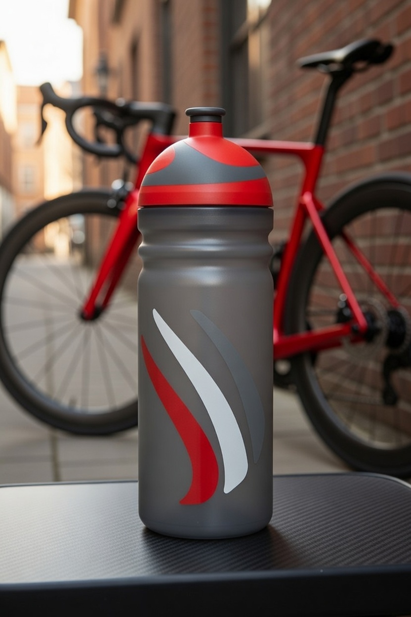 Zdrowy Bidon 0,7L Bike Edition - Czerwony LS
