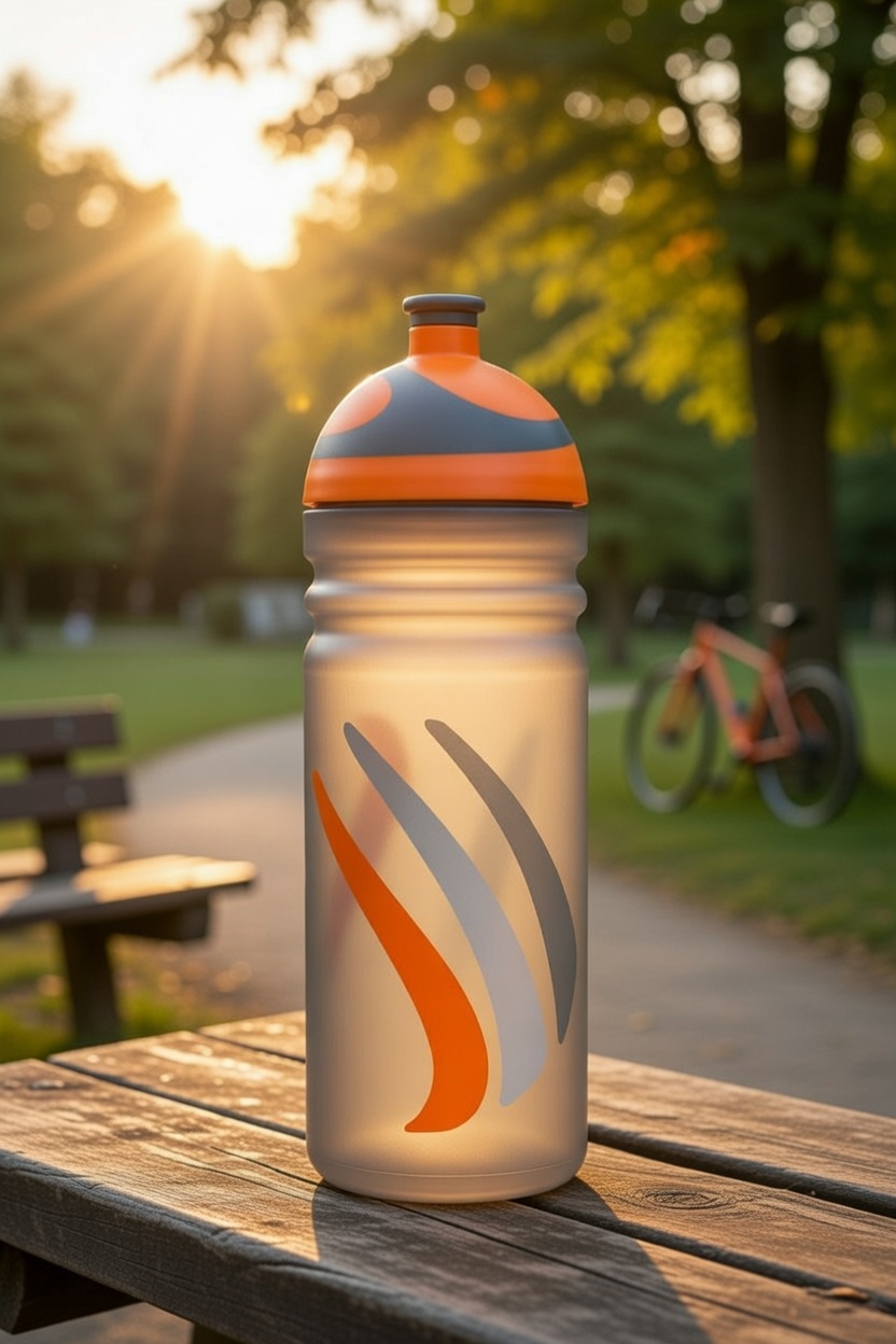 Zdrowy Bidon 0,7L Bike Edition - Pomarańczowy LS