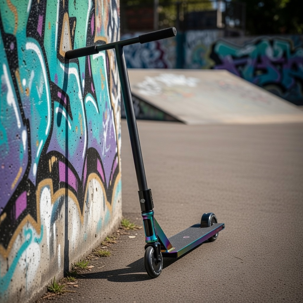 North Switchblade hulajnoga wyczynowa Oilslick / Black lifestyle street