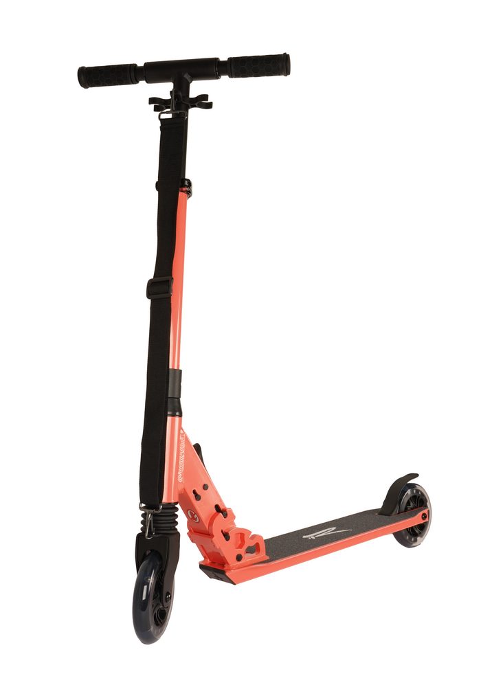 Hulajnoga dziecięca Rideoo 120 City Scooter LED Salmon widok główny
