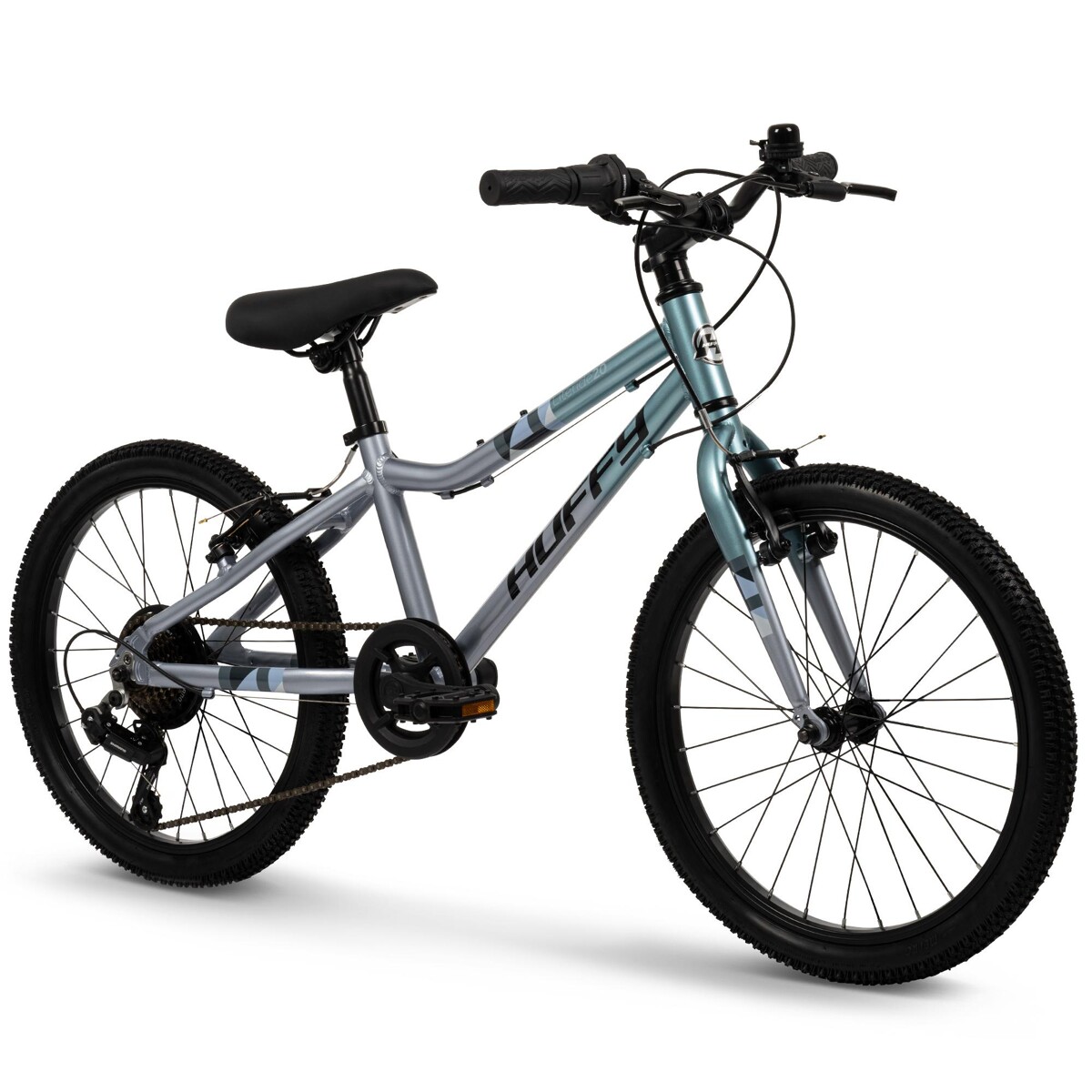 Huffy rowerek dziecięcy Literide Alu 20" 7-biegowy 23005W Srebrno Morski widok główny